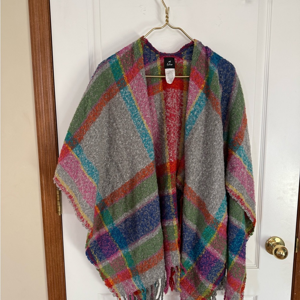 Echo Multicolor Textured Shawl - image 1